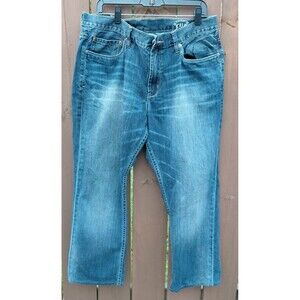 Tommy Bahama Standard Fit Straight Leg Jeans Mens Size 38/34 Blue Denim 5-Pocket